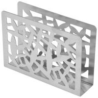 ราคา Napkin Holder Stainless Steel Tabletop Napkin Holder Paper Towel Rack Metal Upright Napkin Holder for Kitchen Restaurant Party Decoration (16799406070)