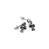 ราคา Chrome Hearts Sterling Silver 925 เครื่องประดับเงินแท้ ต่างหู Cross Baby Fat Large Drop Earring Code CED042 (13637219733)