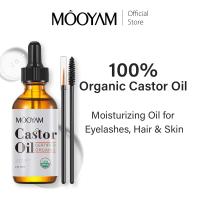 ราคา MOOYAM Castor Oil 60g อินทรีย์น้ำมันละหุ่ง 100 ธรรมชาติบริสุทธิ์เย็นกดไม่ผ่านการกลั่น Castor Oil สำหรับขนตาและเส้นผม (22305511065)