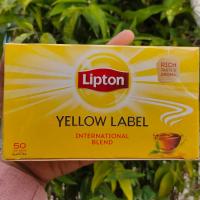 ราคา ชาลิปตันของแท้ ซองเปลือย ชา Lipton yellow label ขนาด 25 50 100 ซอง (22167279417)