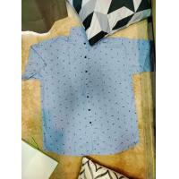 ราคา เสื้อเชิ้ตแขนสั้นพิมพ์ลายขนนก (16365725413)