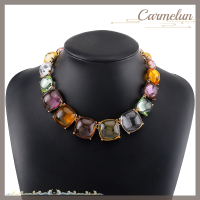 ราคา Carmelun สร้อยคอโช้คเกอร์เซ็กซี่ชุดผสมสร้อยคอโซ่ไหปลาร้าเครื่องประดับอัญมณี (21688853713)