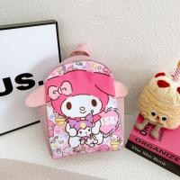 ราคา Sanrio กระเป๋าเป้สะพายหลัง1ชิ้นกระเป๋าเป้สะพายหลังน่ารักลำลองสีทึบไนลอนพร้อมสายปรับได้กระเป๋าเป้สะพายหลังพิมพ์ลายเมโลดี้กระเป๋าเป้สะพายหลังแบบพกพาน้ำหนักเบามีซิปสำหรับเด็กผู้หญิงวัยรุ่นเด็กผู้หญิง สำห