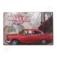 ราคา ป้ายสังกะสีวินเทจ TS01 รถยนต์ รถคลาสสิค รถโฟ๊ค รถเก่า ขนาด 20x30 ซม (15210050144)