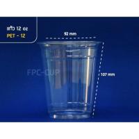 ราคา แก้ว PET เนื้อใสแข็ง12oz 14oz 18oz ปาก 92 95 98 แถวละ 50 ใบ พร้อมฝา แก้วPET แก้วพลาสติก 12ออนซ์ 14ออนซ์ (21057302463)