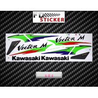 ราคา สติ๊กเกอร์ Victor M ปี1996 สติ๊กเกอร์ วิคเตอร์ M ปี96 Kawasaki Victor 150 (21938926024)