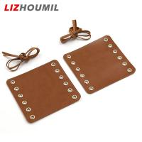 ราคา LIZHOUMIL 2 Pieces Leather Motorcycle Hand Grip Covers Comfortable Handlebar Wraps Adjustable Lacing Straps Design Motorbikes Scooters Throttle Grip Covers Protection Modification Accessories (2200641