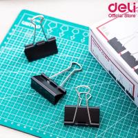 ราคา Deli คลิปหนีบกระดาษ สีดำ ขนาด 51mm แพ็ค 12 ชิ้น 38561 Binder Clips 51mm คลิปหนีบกระดาษสีดำ อุปกรณ์สำนักงาน คลิปหนีบ คลิป (17177501562)