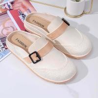 ราคา รองเท้าแตะเปิดส้น หัวมน พื้นซิลิโคน นิ่มสวมใส่สบาย (21414244942)
