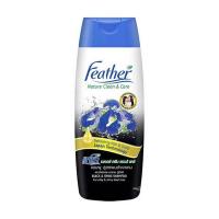 ราคา Feather แชมพูแฟซ่าผมดำเงางาม 170มล Feather Nature Clean and Care Black Shine Shampoo 170ml (22036941048)