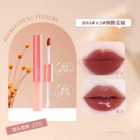 ราคา MANSLY ลิปกลอส ลิปแมตต์ 2in1 ติดทน ไม่ติดแก้ว (22249429418)