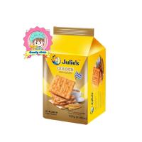 ราคา Julies แครกเกอร์ขนมปังกรอบ ขนาด 125g Golden Crackers ขนมปังกรอบ จูลี่ส์ บิสกิต ขนมปังกรอบ (22038785654)