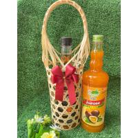 ราคา ชะลอม จักสาน ใส่ขวดน้ำผึ้ง ตะกร้าใส่ขวดเหล้า ตะกร้าใส่ขวด ตะกร้าใส่ขวดน้ำผึ้ง (22181038289)