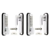 ราคา 2X Digital Push Button Door Lock Key Pad Code Combination Access Mechanical Keyless (22109316174)