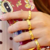 ราคา แหวนทองครึ่งสลึง 1 89 กรัม ทอง96 5 ลายยอดนิยม ลายจีน รวยวนไป เหลี่ยมรุ้ง เรนโบว์ เลือกไซส์ได้ มีใบรับประกัน จัดส่งไว (21453887957)