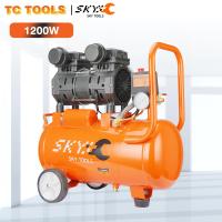 ราคา SKY TOOLS ปั้มลม ปั๊มลม 30 ลิตร 1200W เครื่องปั๊มลมไม่ใช้น้ำมัน ปั๊มลมเสียงเงียบ Oil Free 30L AIR COMPRESSOR ถังลม ปั้มลมไฟฟ้า แถมฟรีคอปเปอร์ปั๊มลม (22270636730)