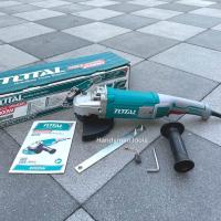 ราคา TOTAL เครื่องเจียร หินเจียร รุ่น TG12018026 ขนาด 7 นิ้ว กำลังไฟ 2000W ขดลวดทองแดงแท้ รุ่นงานหนัก มาพร้อมอุปกรณ์เสริม (21918477163)
