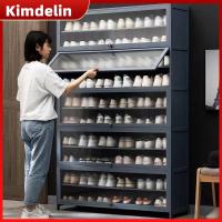 ราคา KIMDELIN 9 8 7ชั้นชั้นไม้รองเท้าตู้เก็บรองเท้าแก้วอะคริลิหลายชั้นที่เก็บชั้นวางรองเท้าชั้นไม้เก็บของ (22376448607)