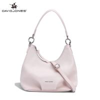ราคา David Jones Paris กระเป๋าสะพายสำหรับผู้หญิงกระเป๋าสะพายคาดลำตัวหนัง Pu ขนาดเล็กมีผ้าพันคอ (22336101207)