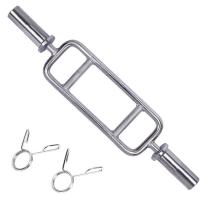 ราคา บาร์เล่นแขนหลัง ใส่แผ่นน้ำหนักรู 2 นิ้ว TRICEP BAR OLYMPIC (20513671992)