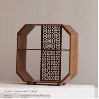 ราคา ไม้ไผ่ Bogu กรอบติดผนังแขวนไม้ไผ่ Duobao ศาลาโต๊ะน้ำชาชุดชากาน้ำชาชั้นเก็บของกรอบตารางการจัดเก็บ (19549179513)