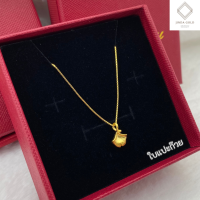ราคา Jinda สร้อยเงินแท้ จี้ทองแท้ 99 99 น้ำหนัก 0 1กรัม สร้อยจี้ทองแท้ น่ารัก มีใบรับประกัน (21400132605)