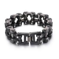 ราคา Kalen สร้อยข้อมือผู้ชายโซ่จักรยานเข้มลายพังก์แปรงสร้อยข้อมือโซ่จักรยานออกซิไดซ์ชายแฟชั่นโซ่ด้ามจับสแตนเลส316L (17533171735)