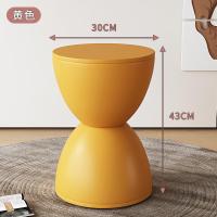 ราคา ม้านั่งเล็กเจ้าชายเรียบง่ายสไตล์นอร์ดิกม้านั่งกลมสำหรับใช้ในบ้านม้านั่งพลาสติกสำหรับเด็กเข้าประตูม้านั่งสำหรับเปลี่ยนรองเท้าโต๊ะชาม้านั่งเตี้ยทรงนาฬิกาทราย (20264043960)