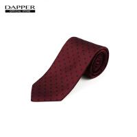 ราคา DAPPER เนคไท 7 5 cm Polka Dot Jacquard Tie สีแดง (22130462826)