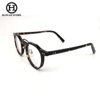 ราคา Hawaii กรอบ Acetate แบบคลาสสิกสำหรับผู้ชายและผู้หญิง เฟรม Deam แบบคู่ กรอบแว่นสายตาสั้นแฟชั่น เลนส์เปลี่ยนได้ เลนส์ป้องกันแสงสีฟ้า (12166672556)