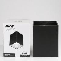 ราคา EVE โคมไฟดาวน์ไลท์ ติดลอย ทรงสี่เหลี่ยม ขนาด 4 นิ้ว และ 6 นิ้ว โคมสีดำ ขาว ขั้วหลอด E27 ไม่รวมหลอดไฟ (18092314499)