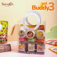 ราคา Buddy3 ซุปเปอร์คุ้ม 12 ชิ้น แถมถุง ᴘᴠᴄ (22276864717)