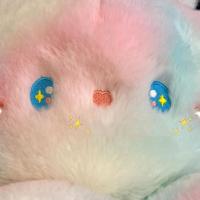 ราคา ปลาหมึกยักษ์สีรุ้งแบบพับตุ๊กตาปลาหมึกไล่ระดับสีตุ๊กตากระต่ายของเล่นหมอนกำมะหยี่สองด้าน (22093474602)