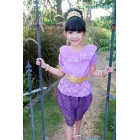ราคา ชุดไทยพุดซ้อน ชุดไทยเด็กหญิง ชุดไทยประยุกต์เด็ก ชุดไทยเด็กสีฟ้า ชุดไทยเด็กสีชมพู ชุดไทยเด็กสีม่วง ชุดไทยเด็กลูกไม้ ชุดไทยเด็กโจงกระเบน (19699199462)