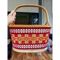 ราคา ตะกร้าหวายสานสำเร็จขนาด12 13นิ้ว ก้นหวายแท้ ตะกร้าหวาย (21755262461)