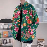 ราคา เสื้อเชิ้ตแขนยาวสำหรับผู้ชายเสื้อเชิ้ตดอกไม้ดอกโบตั๋นชาติพันธุ์พิมพ์ลายส่วนบุคคลทันสมัย2024 (21505448147)