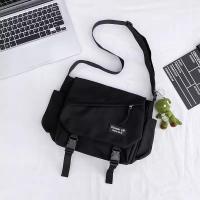 ราคา Casual Mens Canvas Crossbody Bag ความจุขนาดใหญ่กระเป๋าสะพายไหล่เดี่ยวสไตล์ญี่ปุ่นและเกาหลีใต้ซิปปิด (22175223879)