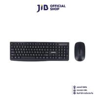 ราคา WIRELESS KEYBOARD MOUSE คีย์บอร์ดและเมาส์ไร้สาย NUBWO VIRGO WIRELESS NKM 625 BLACK (20434676351)