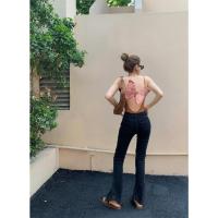 ราคา Cici J1013 บอดี้สูทสายเดี่ยวผ้าเรยอน ดีเทลเว้าหลัง มีฟองน้ำ สวยแซ่บซ่า (21947927333)