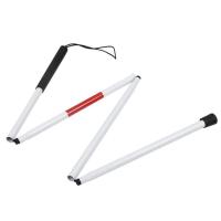 ราคา พับ Cane สำหรับคนตาบอดลื่นตาบอด Handicap เดิน Canes ULTRA LIGHT อลูมิเนียมท่องเที่ยว Stick สำหรับคนตาบอดผู้ชาย ผู้หญิง suitable (21418562807)