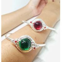 ราคา กำไลข้อมือบ่วงเพชรพญานาคเศียรคู่ รอบข้อมือไม่เกิน 17 5 ซม สามารถสวมใส่ได้ เนื้อโลหะขาว ของจริงสวยมาก เพชรพญานาคมีให้เลือก แดง เขียว แจ้งสีทางแชทครับ (21106434467)