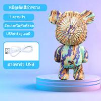 ราคา พัดลมมือถือ รูปทรงการ์ตูนกระต่ายและหมี ขนาดเล็กพกพา ชาร์จ USB เหมาะสำหรับเด็ก เหมาะสำหรับใช้งานกลางแจ้งและในร่ม เย็นสบายมาก (21720185834)