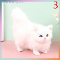 ราคา ตุ๊กตาขนกระต่าย Senia สำหรับเด็กของเล่นแมวผ้ากำมะหยี่ยัดนุ่นการตกแต่งบ้านตุ๊กตาแมว Kado Mainan Bayi (21095231784)