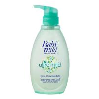 ราคา 400 ml Babi mild เบบี้มายด์ สบู่เหลว สูตรอัลตร้ามายด์ 400 ml 3 สูตรใหม่ Babimild (14132616523)