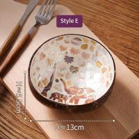 ราคา ชามกะลามะพร้าว ถ้วยกะลามะพร้าว ชามใส่ไอศกรีม ถ้วยสมูทตี้โบลว์ ชามภาชนะบรรจุอาหาร ข้าวโอ๊ต ชามขนมหวานติดเปลือกหอย ชามเชลล์ (21986558716)