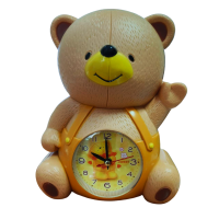 ราคา ALL U CAN BUY นาฬิกา นาฬิกาตั้งโต๊ะ นาฬิกาปลุก นาฬิการูปหมี สีชมพู สีน้ำตาล (22320440171)