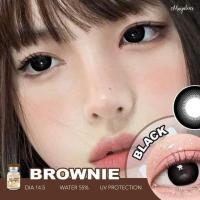 ราคา คอนแทคเลนส์ ขนาดบิ๊กอาย Black Brownie Maya Wink (18396924357)