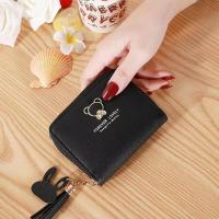 ราคา ใหม่ กระเป๋าสตางค์ ใบสั้นผู้หญิง หมีน้อยน่ารัก มีซิป กระเป๋าใส่เหรียญ (22309426318)