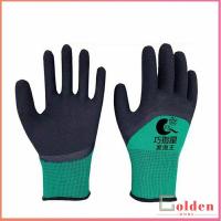 ราคา Golden ถุงมือผ้าเคลือบยาง กันบาด กันหนาม กันลื่น ถุงมือทำสวน ถุงมือช่าง Rubber gloves (19003318998)