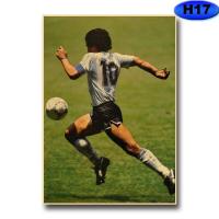 ราคา Diego Maradona โปสเตอร์กระดาษโปสเตอร์ย้อนยุคคราฟท์งานตกแต่งผนังสำหรับห้องนั่งเล่นบ้านห้องนอนบาร์42x30cm การตกแต่งศิลปะหัตถกรรม (17180537188)